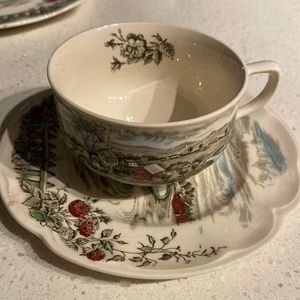 The Road Home by Johnson Brothers (1957-1974) Tea Cup & Saucer Set